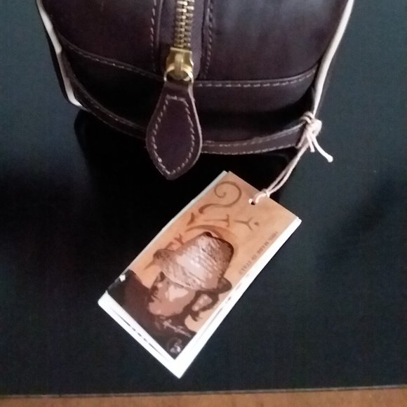 Italian leather travel bag - Picture 3 of 5